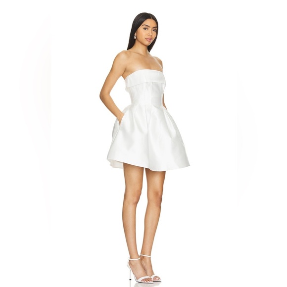 Cristine Strapless Mini in Ivory - size AU 10 / US 6 - Picture 2 of 8